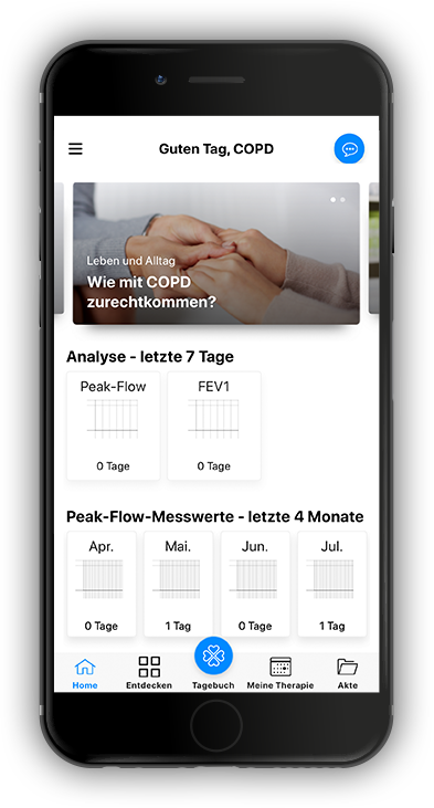 COPD als Thema in der App