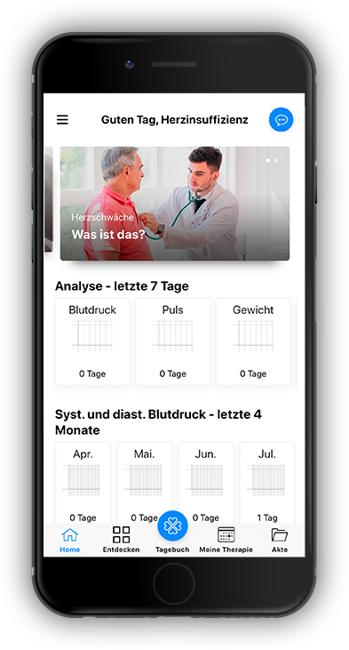 Herzinsuffizienz als Thema in der App